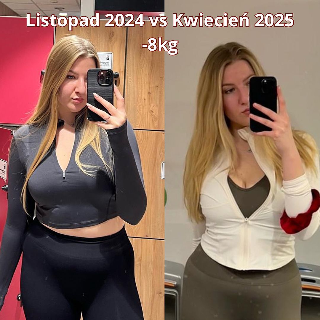 Przemiana podopiecznej — minus 8 kg