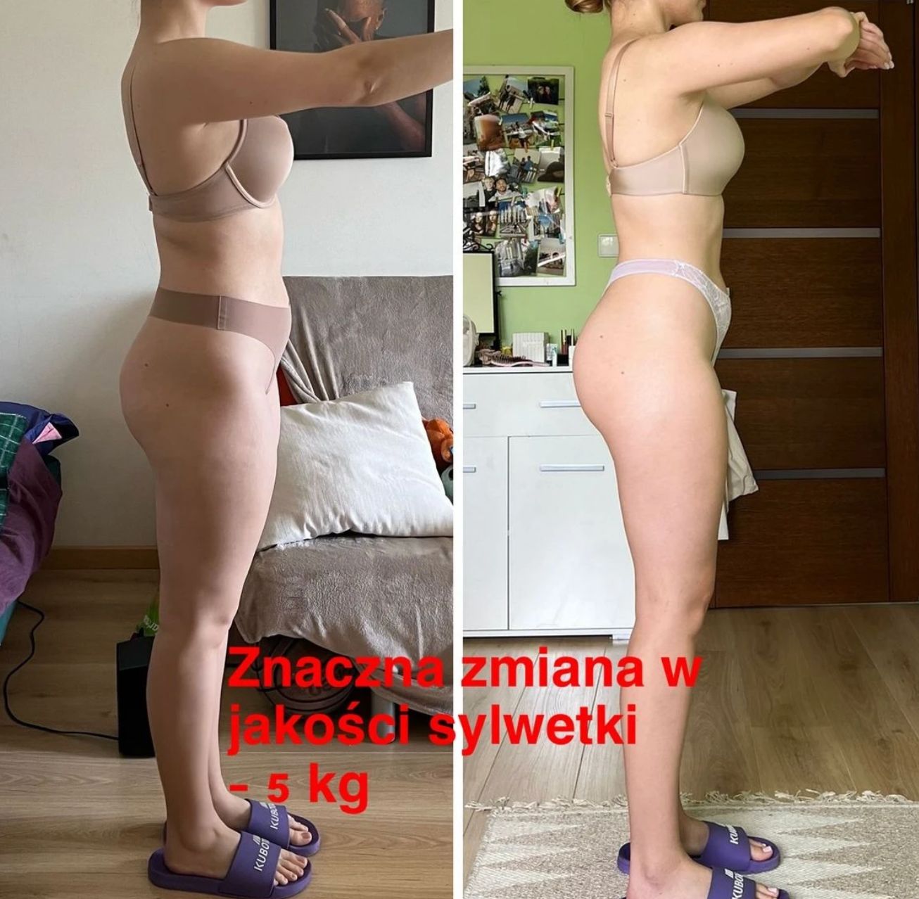Przemiana podopiecznej — zmiana jakości sylwetki